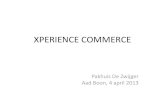 Presentatie Aad Boon tijdens Experience Commerce