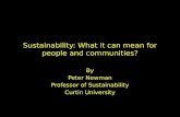 Sustainable Communities SA - presentation by Professor Peter Newman