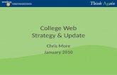 Penn State College of Ag Sciences Web Strategy presentation - January 2010