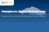 Principles of Modern Marketing at NetSuite - Rob Israch (TOPO Demand Generation Council Event)