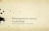 Management versus leadership 32pdf