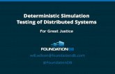 Deterministic simulation testing