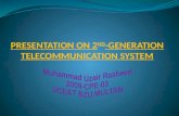Presentation on 2 nd generation telecommunication system