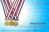 Medal success power point templates themes and backgrounds ppt slide designs