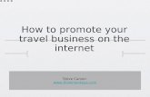 Promoting Your Travel Business on the Internet