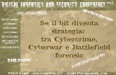 Se il bit diventa strategia: tra Cybercrime, Cyberwar e Battlefiled Forensic
