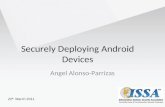 Securely Deploying Android Device - ISSA (Ireland)