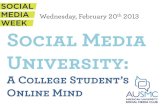 Social Media Week: Social Media University