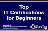 Top IT Certifications for Beginners (Slides)
