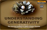 Understanding Generativity - Legacy & Estate Planning