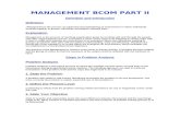 Management notes b.com ii