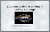 Active student-learning