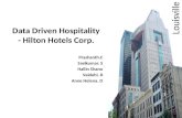 ONQ Data driven hospitality By Hilton hotels corp case study