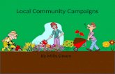 Local community campaigns powerpoint milly green