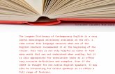 Review: Longman Dictionary of Contemporary English online