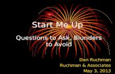 Start Me Up: Entrepreneurial Questions to Ask & Mistakes to Avoid