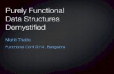 Purely functional data structures demystified