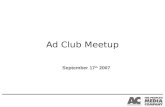 Associated Content Advertising Club Meetup