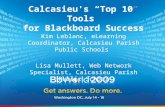 Calcasieu's Top 10 Tools for Blackboard Success