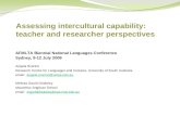 Assessing Intercultural Capability A Scarino
