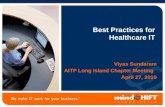 AITP - HIT SIG - Managed Services for Healthcare