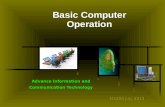 Basic Computer Operation