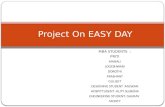 Project on easy day