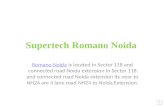 Supertech Romano Noida-Sector 118
