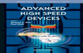 Advanced High Speed Devices (Selected Topics in Electronics and Systems)