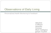 Observations of Daily Living Personalized Health Monitoring ...