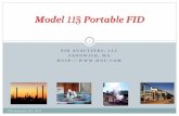 Model 115 portable fid presentation 812