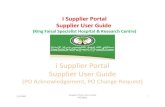 i Supplier Portal-Supplier User Guide