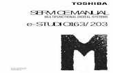 Toshiba E-Studio 163-203 Service Manual