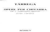 (Sheet Music - Guitar) - Tarrega - Integral - Vol.3(4) - Original Compositions