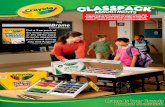 Crayola Classpack Promotion