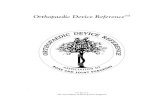 Orthopaedic Device Reference