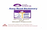 Ask Vera Easy Read Dictionary