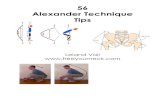 56 Alexander Technique Tips