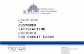 Consumer behaviour on credit cards