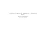 Topics in Classical Algebraic Geometry - Igor Dolgachev