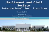 Presentation-Parliament and Civil Society