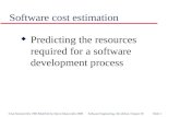 Ch.29 Software Cost Estimation