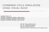 COMBINED CYCLE SIMULATION   USING VISUAL BASIC