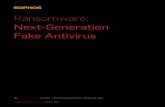 Sophos Ransom Ware Fake Antivirus