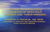 Lecture on Serological Diagnosis of Infectious Diseases And