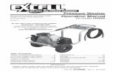 Excel XR2600 Pressure Washer Manual