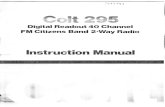 Colt 295 CB Radio user Instruction manual