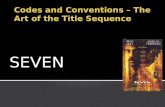 'Seven' Opening Title Sequence Analysis