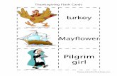 Thanksgiving flashcards