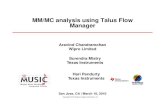 2-MMMC Analysis Using Talus Flow Manager